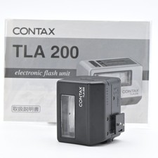Contax TLA200 Black Shoe Mount Flash TTL for G1 G2 Near Mint  11883