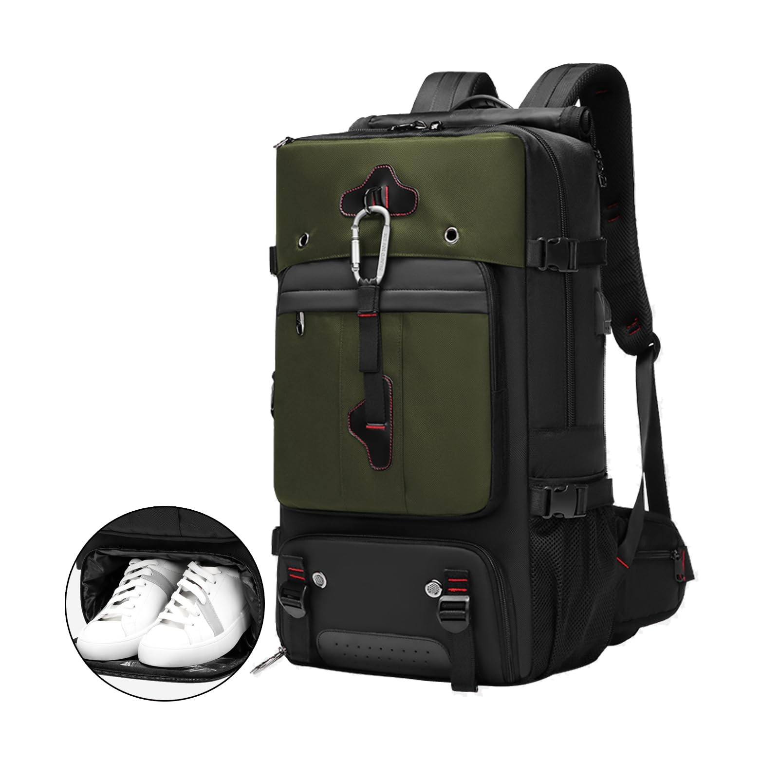 Expandable Airplane Carry-On Laptop Backpack for Travel