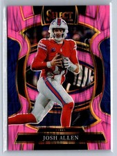 2025 select football pink shock mega box exclusive josh allen no. 86