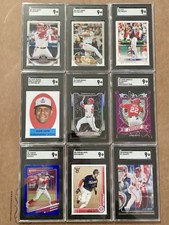 Lot Of (24) Juan Soto Topps Chrome Tribute Panini Donruss Optic SGC 9 - 8.5