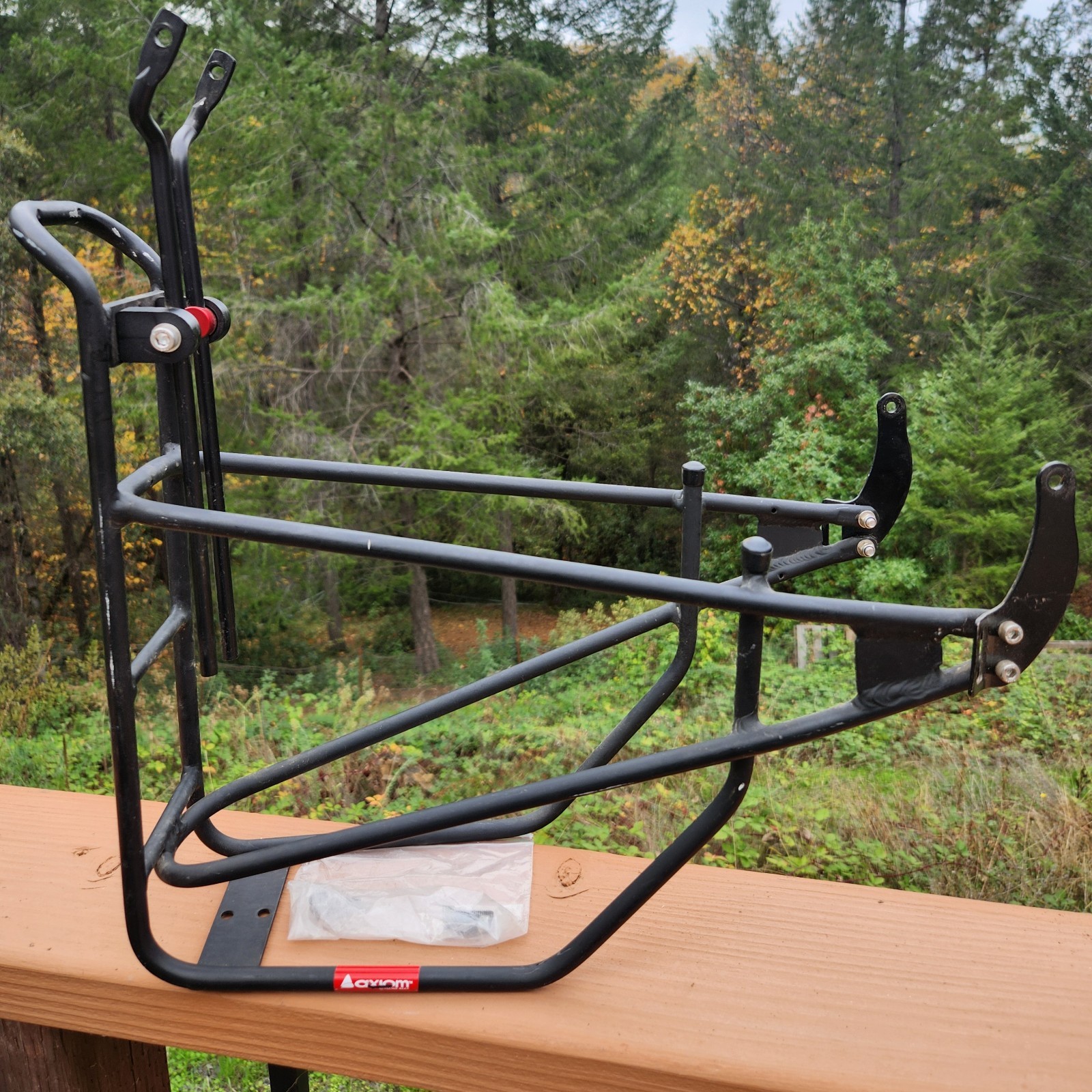 Axiom Streamliner Rear Wheel Bike Rack Black Aluminum Alloy Lightweight ...