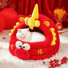 Cat Bed Cave Festive Atmosphere Cats Pod Cat Nest for Hedgehog Indoor