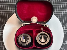 Lentar Polaroid Lens lot wide angel & telephoto orig case Tele-wide Finder Japan