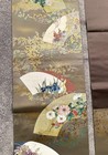 Luxury Japanese Kimono Fabric Silk Sash Belt, Rinpu Flower Pattern Hikigaku Silk — photo 10