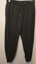 Mens Black Jogging Bottoms Primark 36 Inch Waist 28 Inch Leg Fair Condition