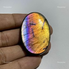 Natural Multicolor Labradorite Oval Cabochon, 91.60 Cts, Loose Gemstone for