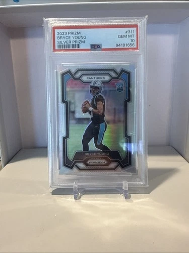 2023 Panini Prizm - Rookies Bryce Young #311 Silver Prizm (RC) PSA 10