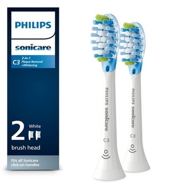 Original Philips Sonicare C3 Elektrische Zahnbürste Ersatzköpfe 2-in-1 Original
