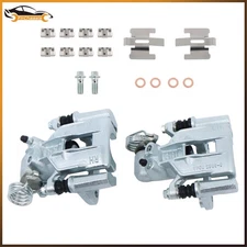 2Pcs Brake Caliper w/ Bracket Rear Left & Right for Ford Mustang Base 1999-2004