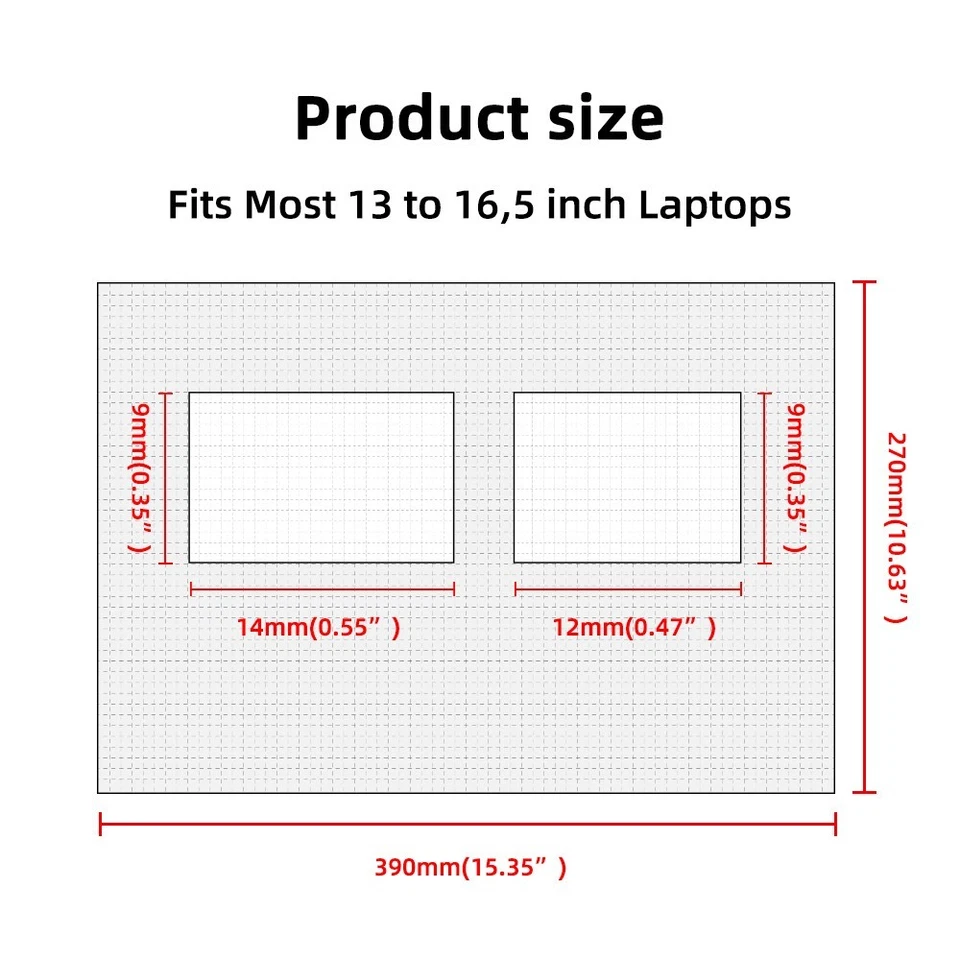Calcomanía de arte cubierta protectora adhesiva de alta calidad para computadora portátil de 15,6" se adapta a 14 15 16 Foto 2 de 3