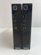 Lot of 2 Lenovo ThinkCentre M93p Tiny i5-4570T 16GB Ram 500GB/512GB SSD Win11P