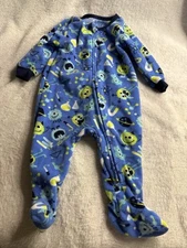 Kids Headquarters Baby Z 6 Months Coverall Fleece Outfit Zip Bodysuit Monsters 