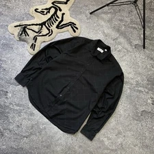 Luxury Yves Saint Laurent Monogrammed Designer Black Logo Shirt Size XL