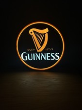 Guinness Inspired Light Up Sign for Your Man Cave or Garden  Bar Pub LEDs