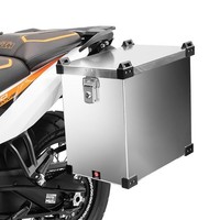 Motorrad Alukoffer FüR Kawasaki Z 650, GTR 1000 Bagtecs Namib 40L Aluminium-Seit