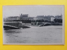 Old postcard 69 - Guerre LYON  Les PONTS MEURTRIS  Pont Lafayette