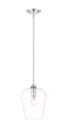 Z-Lite 473P9-CH Joliet 1 Light 9 inch Chrome Pendant Ceiling Light
