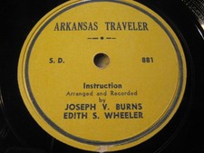 Walter Finger His Hired Hands Calls BURNS Wheeler SQUARE DANCE Arkansas Traveler
