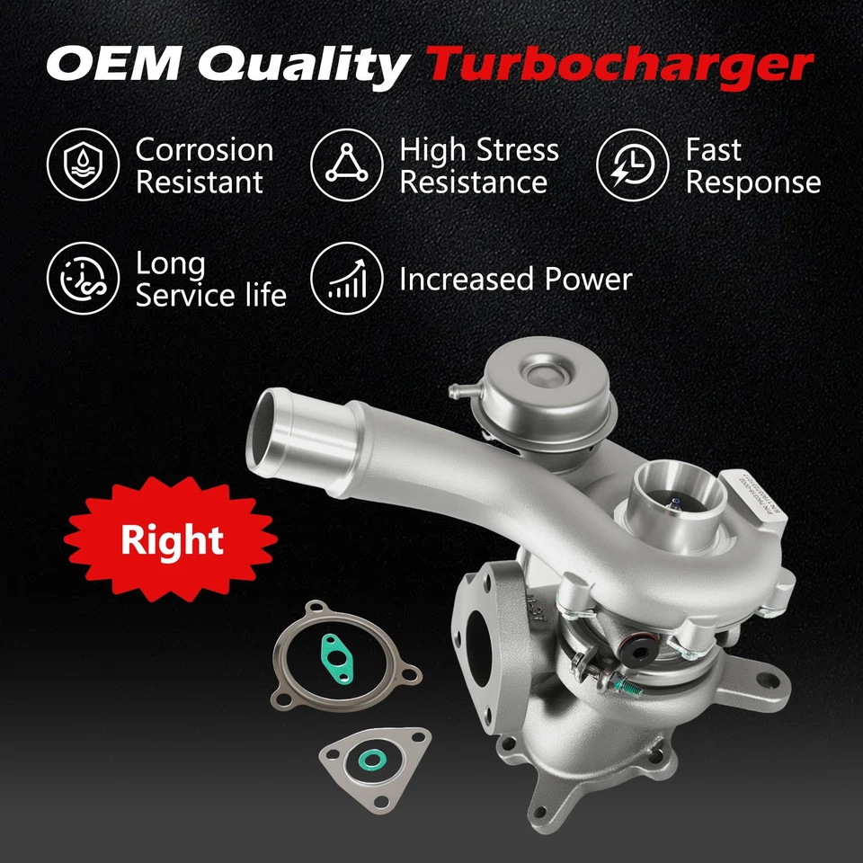 Right Turbocharger For Ford Explorer Lincoln MKS 3.5L 2013 2014 2015 790318-0002 Foto 4 de 4