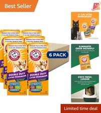 Cat Litter Deodorizer Double Duty 30 oz 6 Pack Odor Control Safe for Cats