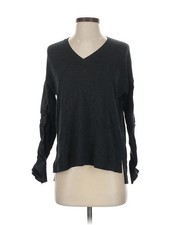 Dex Women Gray Pullover Sweater XS