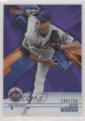 2018 Bowman's Best Purple Refractor 144/250 Jacob deGrom #42 08jk