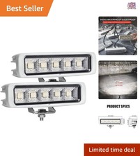 Waterproof Led Boat Lights 2pc 72w Marine Deck Dock Flood Light 4000lm Waterproof Led Boat Lights 2pc 72w Marine Deck Dock Flood Light 4000lm