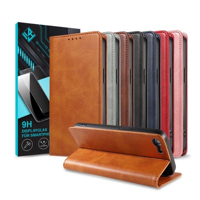 Handy Hülle für Apple iPhone 6 & 6S Handyhülle Case Cover Klapphülle Magneten