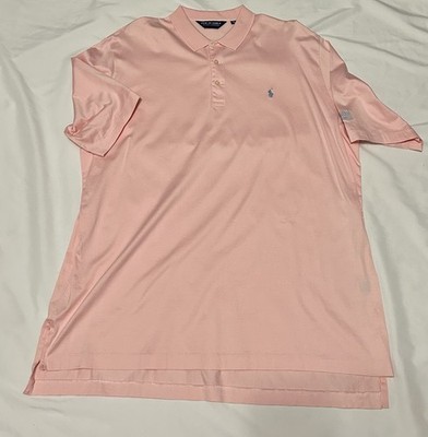 Men s Polo Golf Willbrook Plantation Golf Club Pink Size XL
