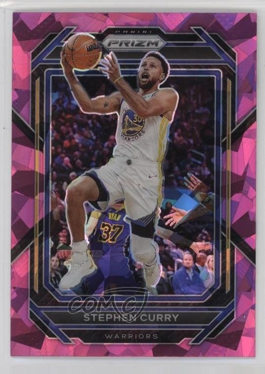 2022-23 Panini Prizm Pink Ice Prizm Stephen Curry #101 10j2
