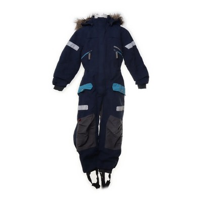 Didriksons, Outdoor Overall, Größe: 110, Blau/Grau, Polyamid/Polyester #ish