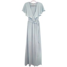 Show Me Your Mumu Women Dress XS Blue Maxi Formal Wedding Guest Bridesmaid
