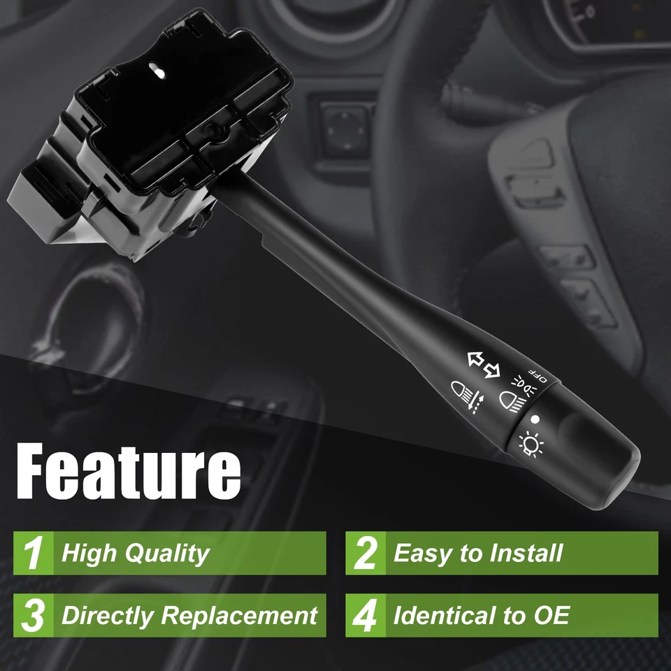 Turn Signal Switch For 1996-2000 NISSAN PICKUP Front 2554040U60 - Image 2 of 4