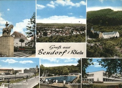 Bendorf Rhein Park Abtei Schwimmbad