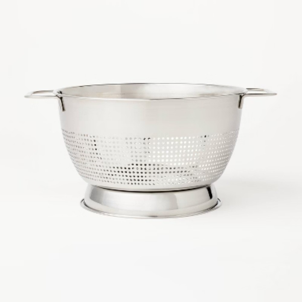3qt Stainless Steel Colander Silver 