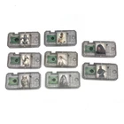 1999 Hasbro Star Wars CommTech Chips Only Set Of 8 Vintage
