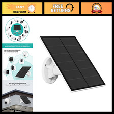 5W Solar Panel Charger for Outdoor Security Cameras, IP65 Waterproof, 9.8ft Cabl