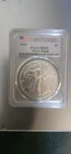 2020 PCGS MS69 First Strike American Silver Eagle Dollar, $1 ASE Flag Holder BU