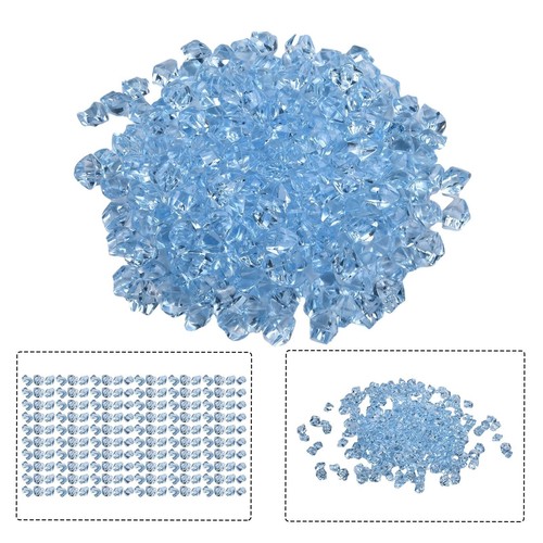 Acrylic Stones Gem Stone Ice Package Plastic Rocks Table 200 PCS 6*9mm - Picture 14 of 112