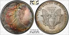 1991 American Silver Eagle Dollar  PCGS MS 68  Gorgeous Monster Toned Example