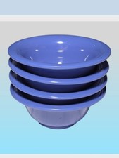CARLISLE DURUS Melamine Nut Candy Fruit Bowl 10 oz Ocean Blue Set Of 4 NEW
