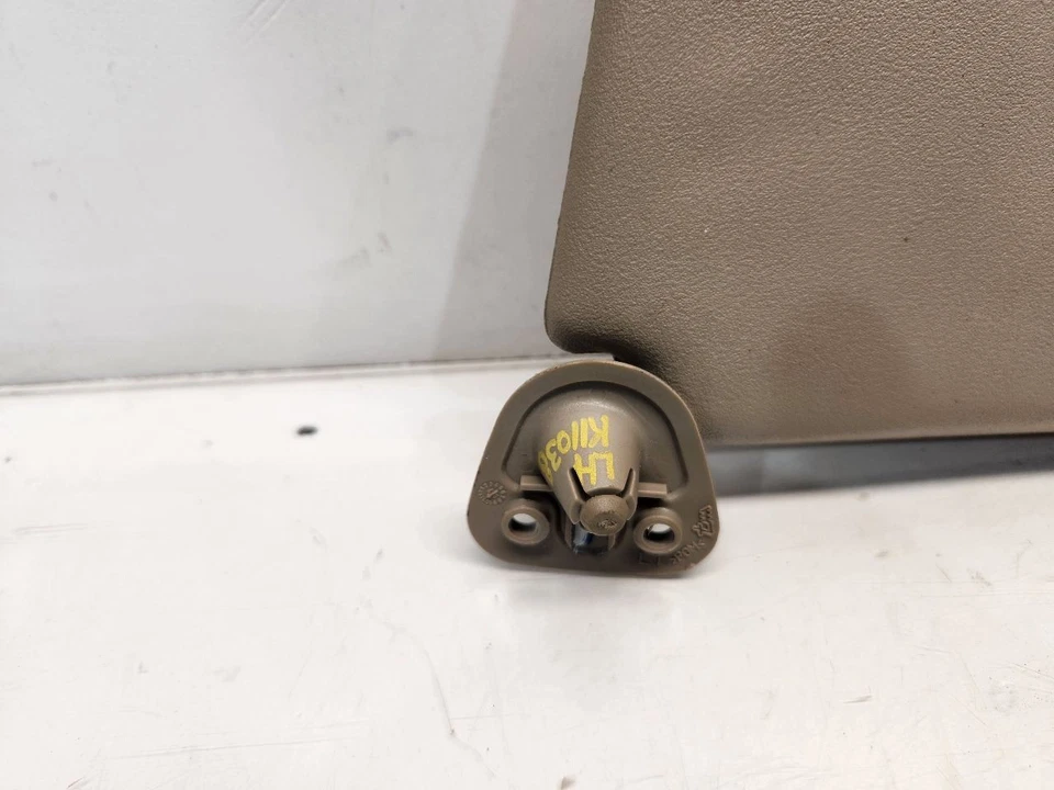 1998 Toyota Corolla Drivers Left Sun Visors *Tan Vinyl*  - Image 4 of 4