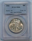 1941 Walking Liberty Half Dollar PCGS graded MS66 all white!!!!