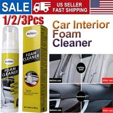 Foam Cleaner Spray For Car Interior,Multi-Purpose Upholstery Leather Cleaner
