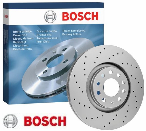 2X Bremsscheibe Bosch 0986479258 2 Bremsscheiben Vorderachse Vorne FüR Audi-image