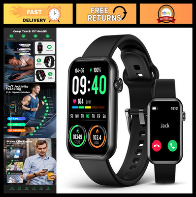 Fitness Smart Watch Tracker - Call/Message, Heart Rate, Blood Pressure, Sleep Mo