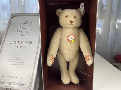 Steiff Tier 407574 Dicky Teddy Bär 32 cm. Top Zustand   + OVP