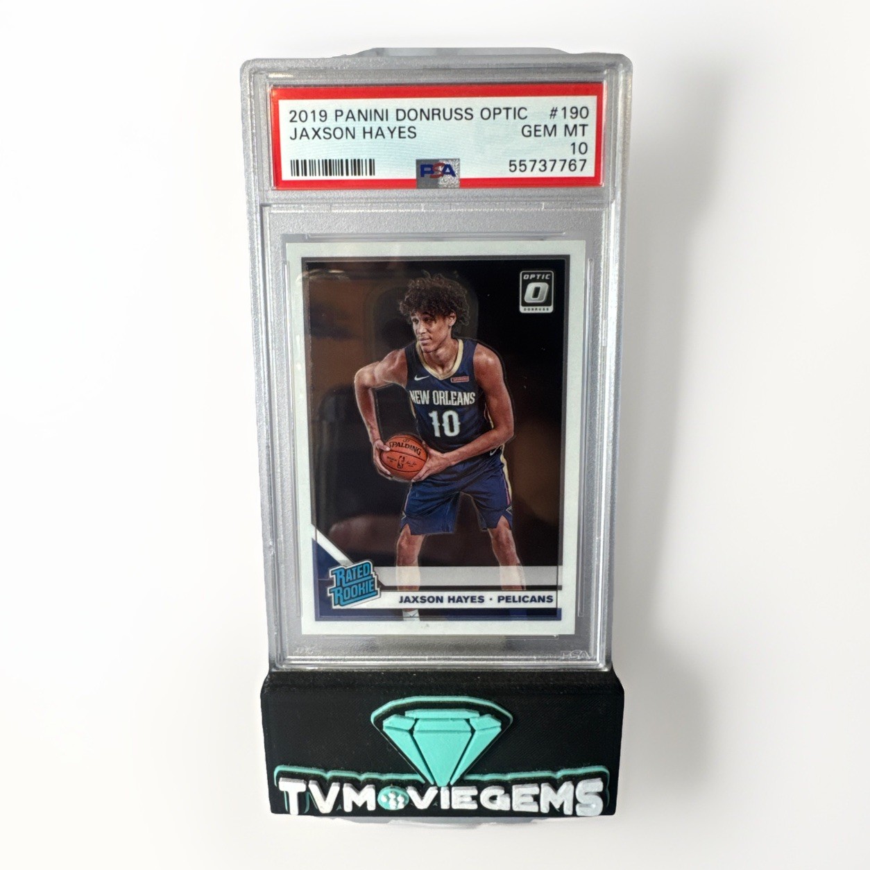 JAXSON HAYES PANNI 2019-20 DONRUSS OPTIC #190 RATED ROOKIE RC PSA 10 GEM LAKERS
