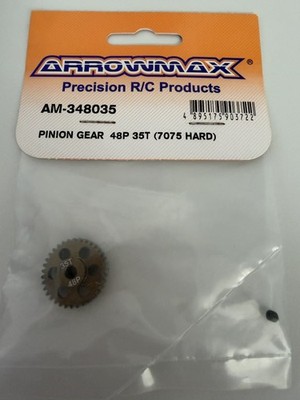 Arrowmax AM-348035 - Motorritzel, Aluminium 48dp 35Z (7075 HARD)