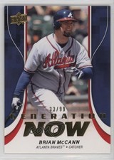 2009 Update Series 1 & 2 Fat Packs Generation Now Gold 33/99 Brian McCann 04eb